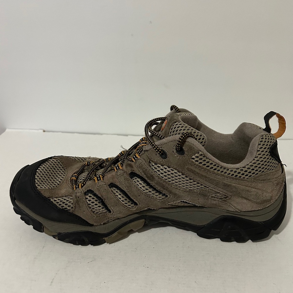 Merrell Moab Ventilator Mens 13 Walnut Brown Suede Mesh Hiking Shoes J86595